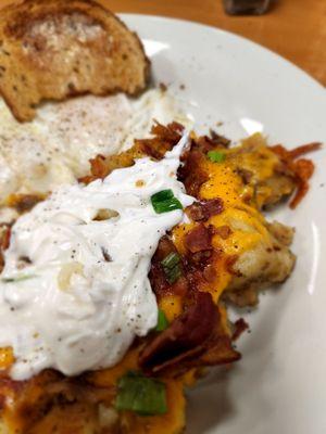 Loaded home fries. To die for!