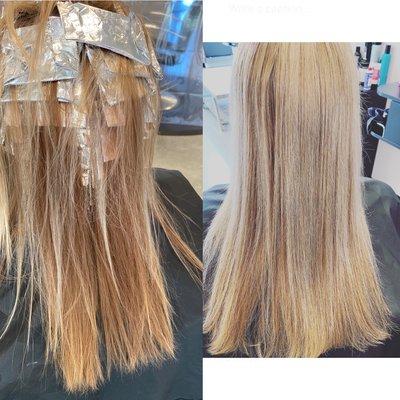 How about some blonde highlights? Call for a free color consult today! 
*color done by Michelle Young*