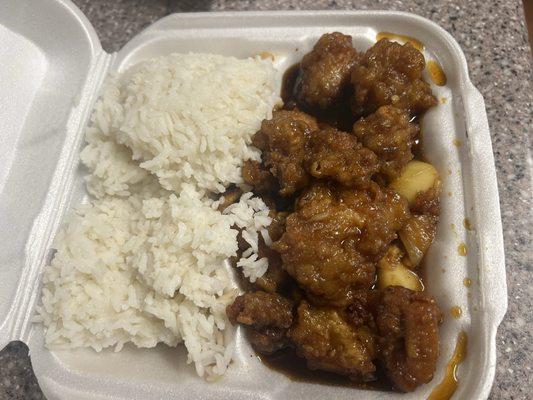 Orange chicken