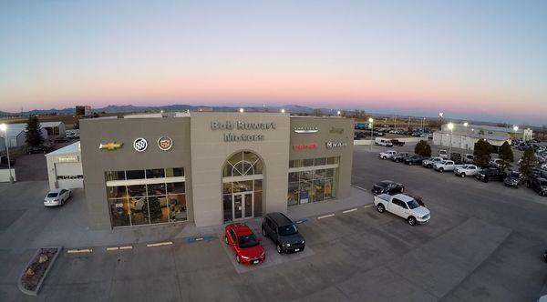 aerial view of the Dealership