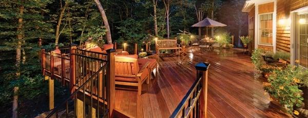 Let Outdoor Lighting Perspectives of DC Metro add lights to your outdoor deck!