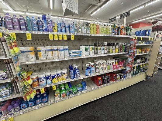 Cleaning supplies