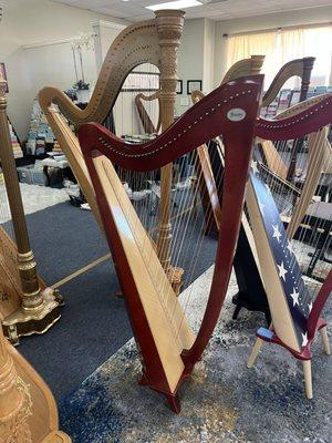 Newsom Lever Harp - Emilie - available for monthly rental