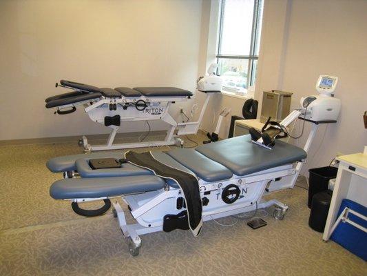 Triton DTS Decompressive Traction System Treatment Tables