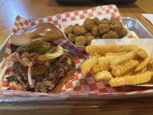 Chopped brisket