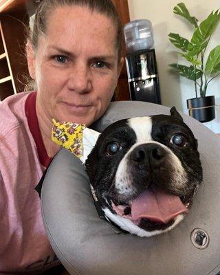 My best friend and I after surgery!