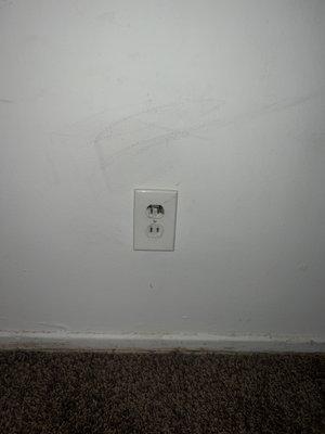 Burned outlets