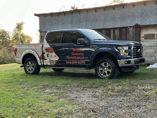 The new truck wrap is on!