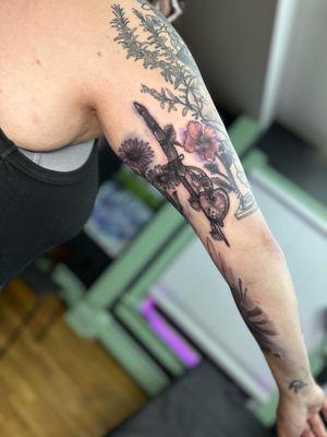 Part of working sleeve