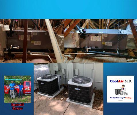 Double System Installation Completed August 2023 in Brooksville Fl