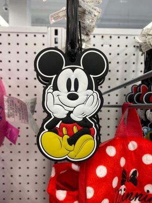 Mickey Mouse luggage tag