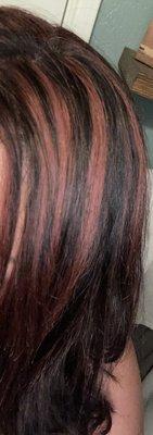 Ugly red highlights