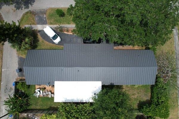 New metal roof