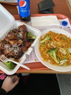 11. Sesame Chicken or Beef 41. Vegetable Fried Rice - Pint