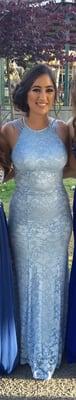 Beautiful periwinkle senior prom dress ~