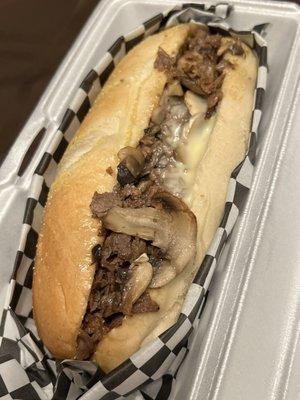 Mushrooms Cheese Steak Philly