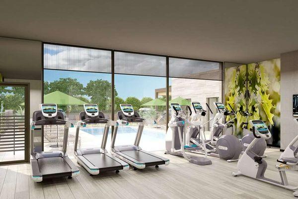 Health club  fitness center  gym