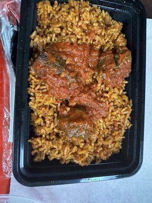 Jollof Rice and Beef