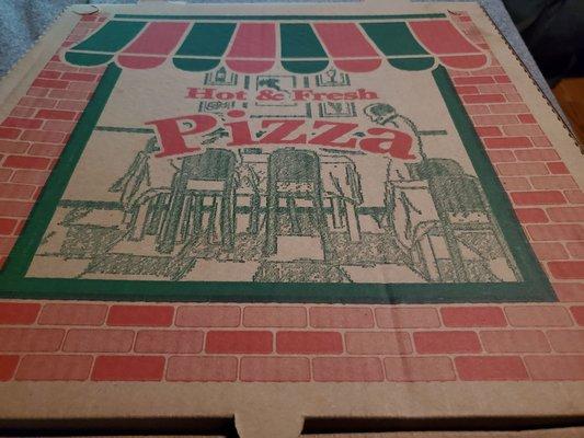 XL pizza to go