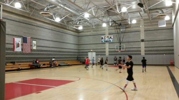 Super nice indoor basketball gym. I don't play though.