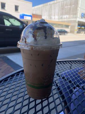 Iced turtle mocha