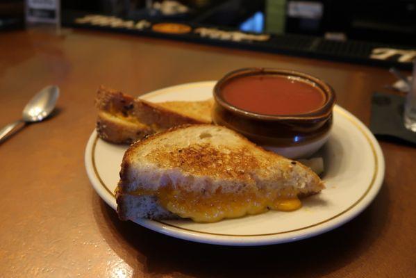 Grilled Cheese and Tomato Soup