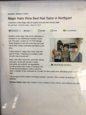 Voted as the Best Nail Salon in Northport!