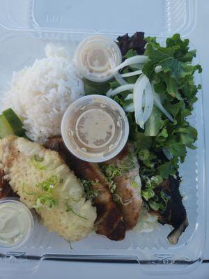 Fish combo plate