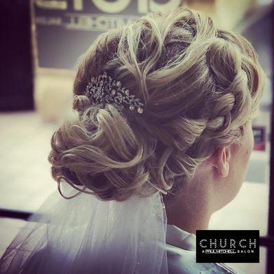 Bridal updo