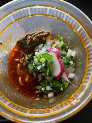 Birria ramen was delicious!