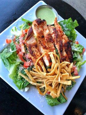 Mexican Caesar Salad with chicken