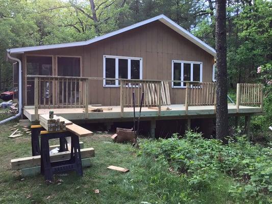 summer home deck