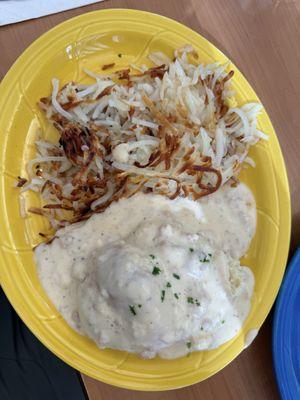 Biscuits and gravy