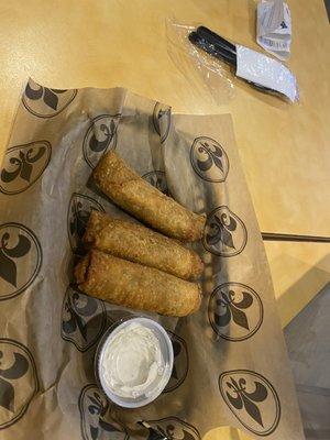 Boudin Eggrolls