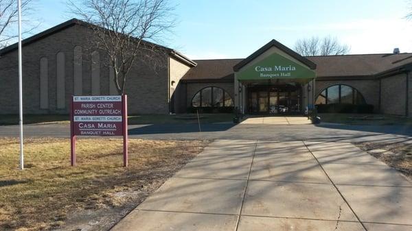 Parish Center. ..they have great fish fries in Lent