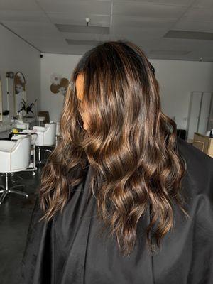 Chocolate lived in balayage