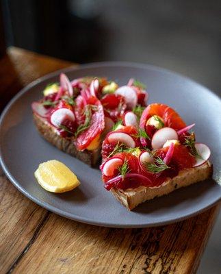 Smoked Salmon Toast