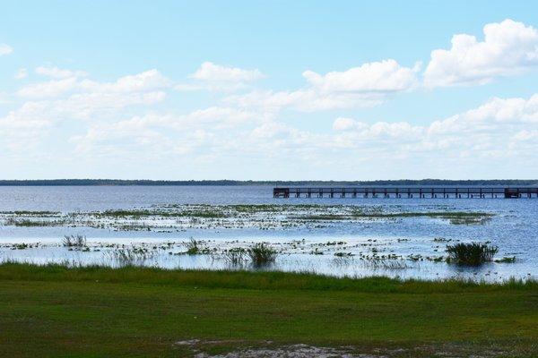 Longest fresh water pier in the state out at Indian Lake Estates