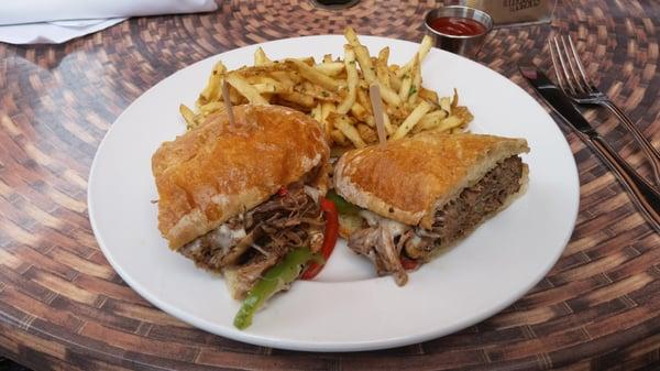 My brisket sandwich,  yummy!