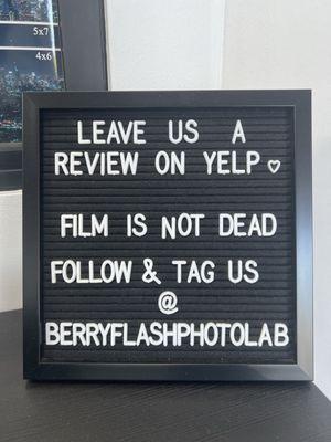 Film is not dead!