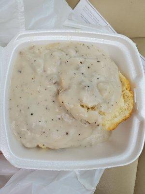 Half order biscuits and gravy