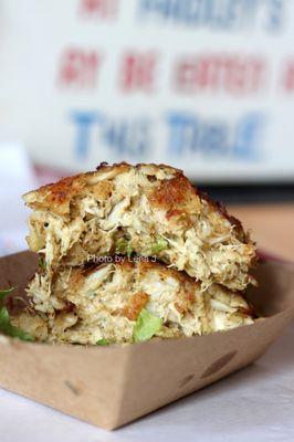 inside of Jumbo Lump Crabcake ($15.95) - very salty