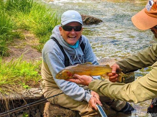 Huge Cutthroat trout