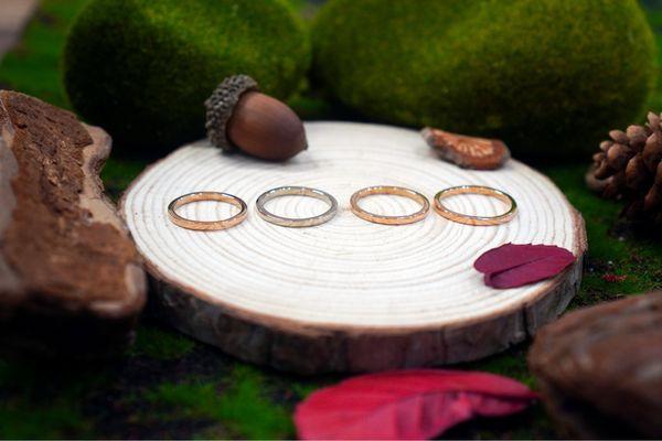 With lots of Skylar's help, I was able to make 3 rings for my friends!