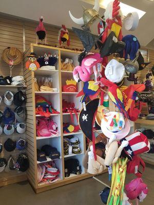 Fun hats, just about everything imaginable