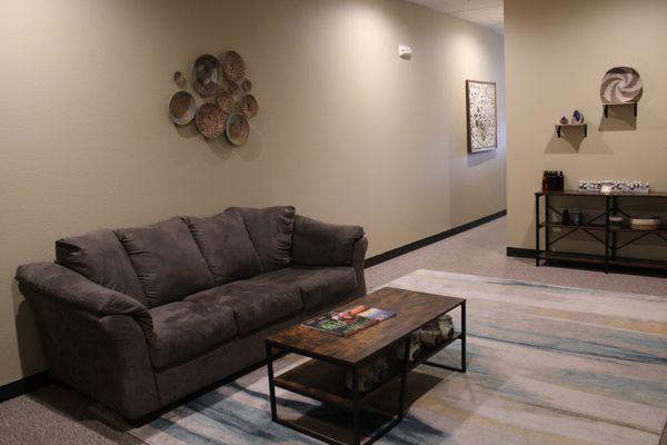 Our lobby with compy couch