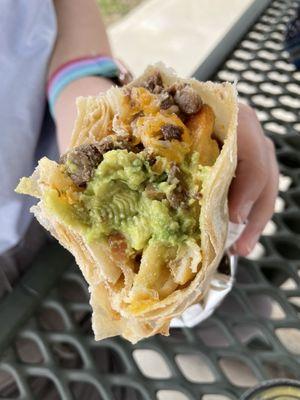 Carne asada burrito