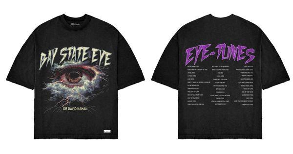 My new T Shirts.   This is my EYE MUSIC.  Two and a half hours of EYE songs.   Love every minute....