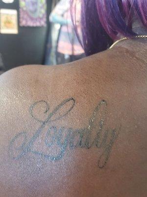 Loyalty tattoo