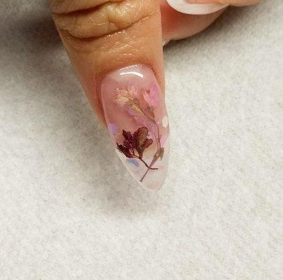 Fullset nails design and 3D flowers